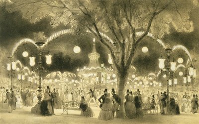 The Mabile Ball, The Champs Elysees, published by Auguste Bry by A Provost
